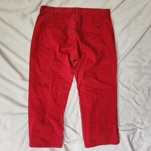 LRL Lauren Jeans Co. Red Capri Pants size 10